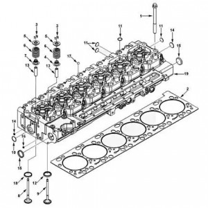 Колпачок маслосъемный КАМАЗ Камминз ISLe (3943888) (Haffen) 10007 HAFFEN