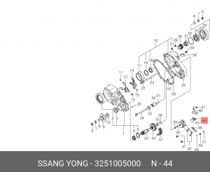 Датчик скорости SSANGYONG Rexton (02-) раздатки OE 3251005000 SSANG YONG