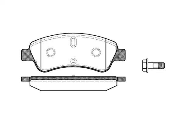 840 10 851 010B-SX=840 30=573030B !колодки дисковые п.\ Peugeot 307, Citroen Xsa 084010 REMSA