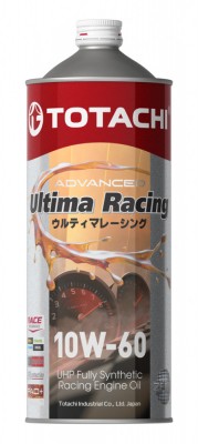 Масло моторное TOTACHI ULTIMA RACING UHP SP/A3/B4 10W60 синт.1л E5001 TOTACHI