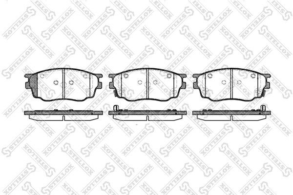 колодки дисковые п.!\ Faw, Mazda 6 GG/GY 1.8i/2.0Di 02> 811-022-SX STELLOX
