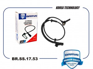 Датчик ABS задний правый 95164926 BR.SS.17.53 Chevrolet Aveo T300 11-, Cobalt 13 BR.SS.17.53 BRAVE