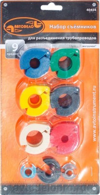 Набор съемников для разъединения трубопроводов 9 предметов АВТОДЕЛО 40424 AVTO DELO