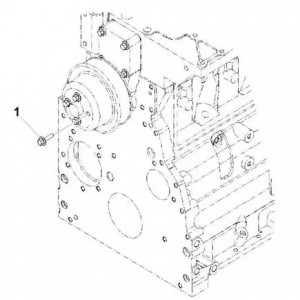 Болт М10х1.50х30 с шестигранной головкой крепления генератора дв.Cummins 3,8 (Ha 0694 HAFFEN