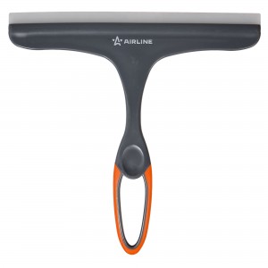 Скребок для сгона воды 25см черно-оранжевый AIRLINE ABMN010 AIRLINE