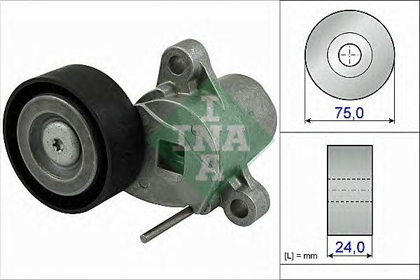 Натяжитель приводного ремня FORD Fiesta (12-) INA 534 0507 10 INA
