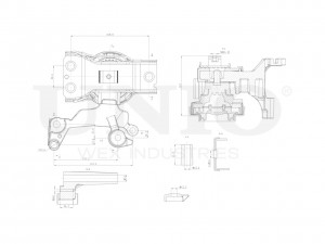 Опора двигателя передняя правая RMP-15037 UNIO