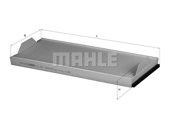 Фильтр салонный LA358 LA358 MAHLE KNECHT