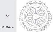 Корзина сцепления HYUNDAI Accent (06-) (1.4/1.6) KIA Rio (05-) (1.4/1.6) VALEO P HDC38 VALEO PHC
