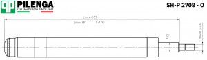 Амортизатор передний масляный ВАЗ 2108-21099 SH-P2708-O SH-P2708-O PILENGA