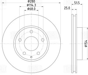 MAZDA 3 (BM) (2013>) 1.5-1.6i DF073408 TRIALLI