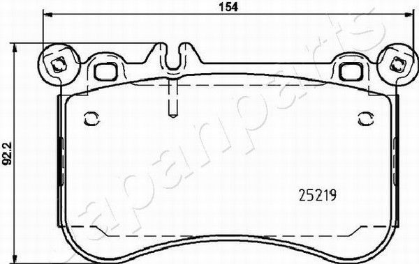 MERCEDES BENZ W212 E-KLASSE (2009>) PA0523AF JAPAN PARTS GROUP