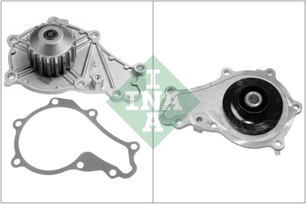 Насос водяной CITROEN BERLINGO II 1.6HDi, FORD FOCUS II 1.6TDCi 538003710 538 0037 10 INA