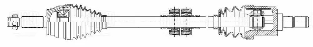 Привод передний правый AR 0832 TRIALLI