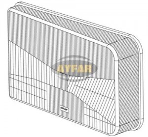 стекло фары! правое прямоугDAF F65/75/85 C11572 AYFAR