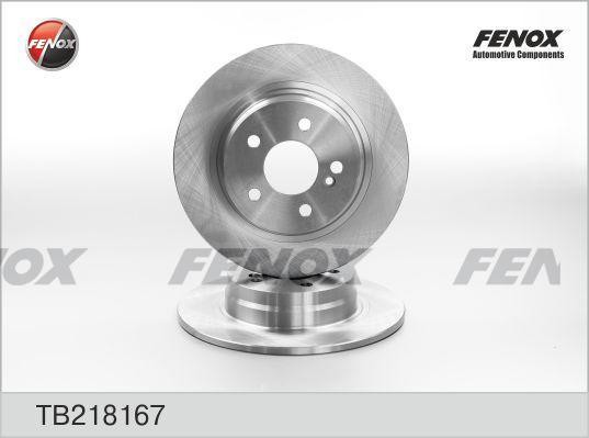 TB218167 диск тормозной! задн.\ MB W203/204 1.8-3.0 07> TB218167 FENOX
