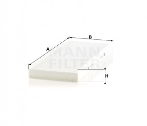 Фильтр салонный CU3955 CU3955 MANN FILTER