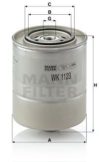 Фильтр топливный BMW 3 (E30) MANN WK 1123 MANN FILTER