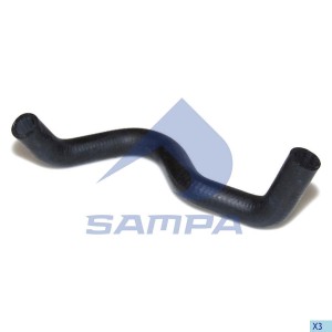 Патрубок отопителя 021134 SAMPA