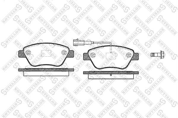 Колодки тормозные дисковые™STELLOX 869011SX 869-011-SX STELLOX