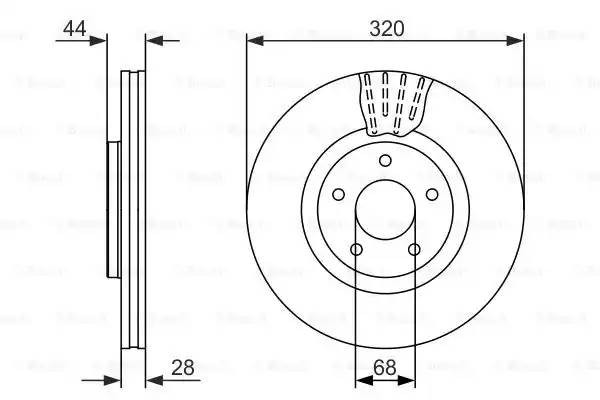 NISSAN QASHQAI+2 (JJ10) (2008>) 0 986 479 679 BOSCH