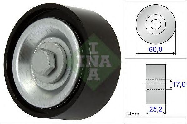Ролик обводной RENAULT LOGAN I +AC+PS 532071510 532 0715 10 INA