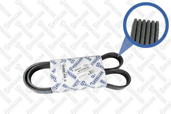 ремень поликлиновой! 6PK1225HD\ Ford Scorpio/Sierra 2.0 89-94 06-01225-SX STELLOX