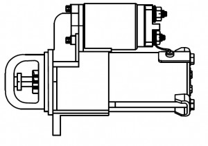 Стартер для а/м Chevrolet Captiva C100 06-/Opel Antara 06- 3.2i 1,2кВт LSt0504 LST 0504 START VOLT