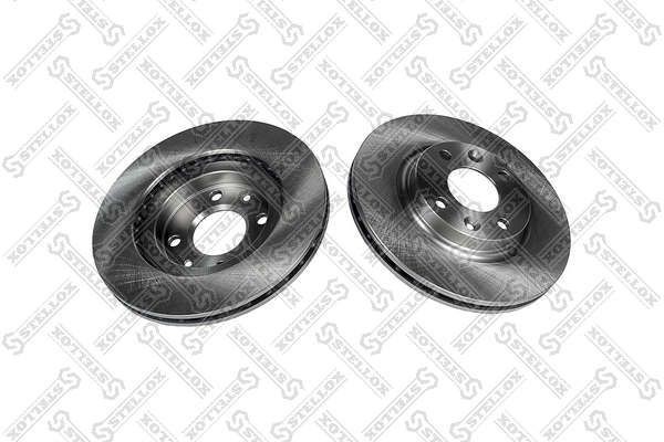 диск тормозной передний!\ Renault Logan/Sandero/Clio 0.9/1.2/1.5dci 12> 6020-1975-SX STELLOX
