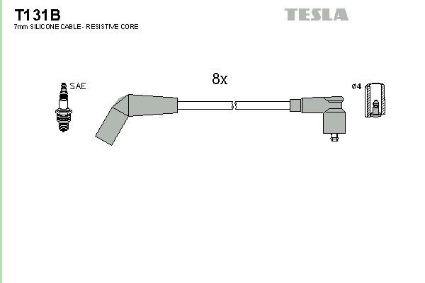 к-кт проводов!\ Land Rover Range Rover II 4.6i 94> T131B TESLA