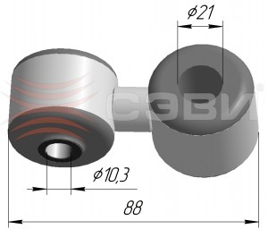 Стойка стабилизатора для а/м ВАЗ 2190 "СЭВИ-ЭКСПЕРТ" (2 шт.) 2207 SEVI