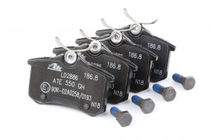 13.0470-2886.2 колодки дисковые задние! ceramic\ VW Golf/Passat/Polo, Audi A2-A8 13.0470-2886.2 ATE