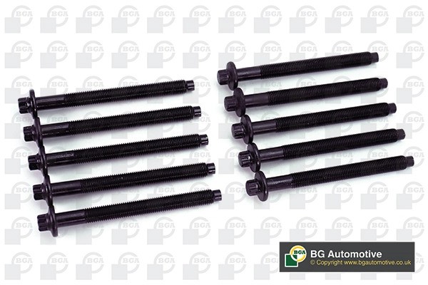 к-кт болтов ГБЦ! 10шт.\ Citroen C5, Peugeot 406 2.0HDi 98> BK4334 BG AUTOMOTIVE