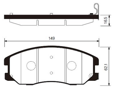 Колодки тормозные CHEVROLET Captiva (06-) OPEL Antara (06-) передние (4шт.) SANG SP1204 SANGSIN