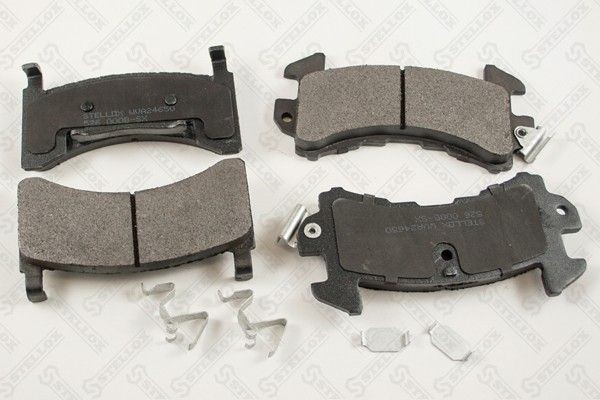 колодки дисковые передние+задние! с антискрип. пластинами\ Chevrolet Blazer/Cama 526-000B-SX STELLOX