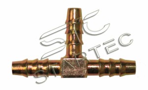 Соединитель трубки ПВХ,полиамид М6х4мм тройник елочка STARTEC INF116X4T STARTEC