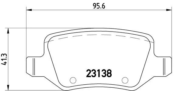 P50058 818 00!колодки дисковые з.\ MB W168 1.9/2.1 99>/Vaneo 1.6i-1.7CDi 01> P50058 BREMBO
