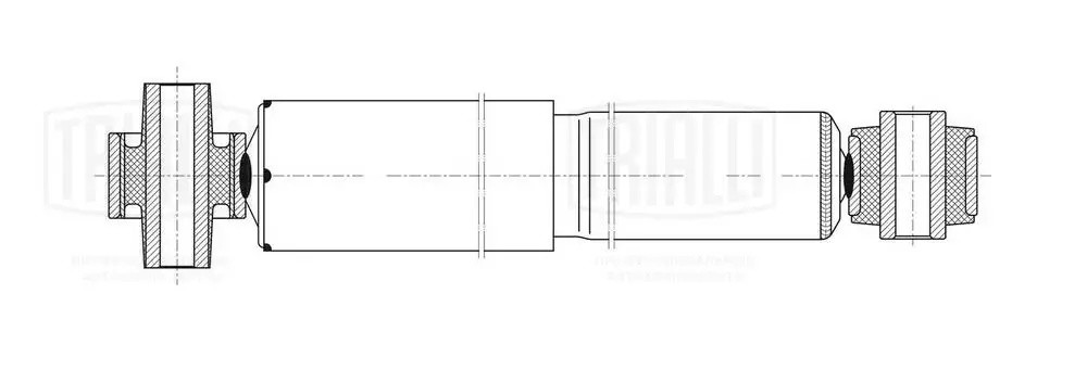Амортизатор Nissan X-Trail (14-) задн. (AG 14506) AG 14506 TRIALLI