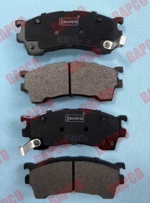 Колодки тормозные дисковые, комплект BP0105 BP0105 BAPCO