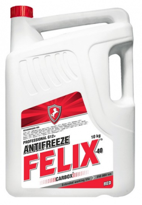 Антифриз Felix Carbox-40 G12 (красный) 10кг 430206020 FELIX