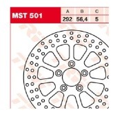 Диск тормозной MST501 MST501 TRW LUCAS
