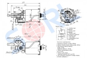 ПГУ для УРАЛ 6370, 44202, RENAULT (9700514387) 16080900100 SORL