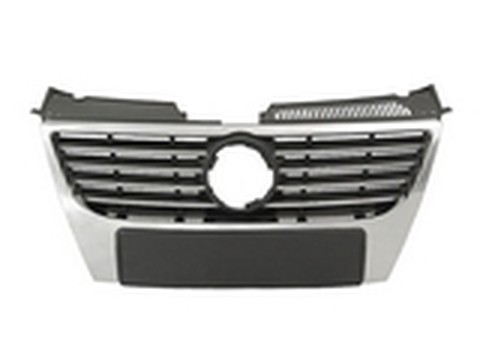 VW PASSAT SDN+KOMBI (B6 (3C)) 01.05 - 07.10 :РЕШЕТКА РАДИАТОРА (ЧЁРНАЯ,С ХРОМИР. 9555051 POLCAR