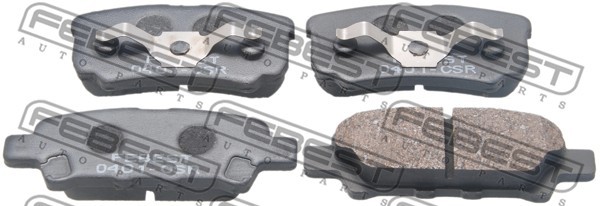Колодки задние 0401-CSR 0401CSR FEBEST