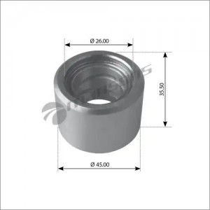 Ролик BPW тормозной колодки MANSONS MBP3040 MANSONS