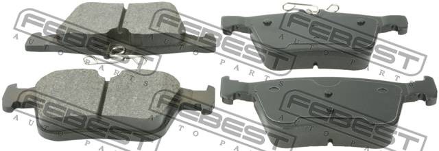 КОЛОДКИ ТОРМОЗНЫЕ ЗАДНИЕ подходит для AUDI A3/A3 Sportback (8V) 2013- 2301-5G1R 2301-5G1R FEBEST