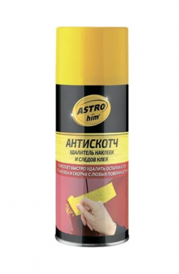 Очиститель наклеек и следов клея 210мл аэрозоль АНТИСКОТЧ ASTROHIM AC3561 ASTROHIM