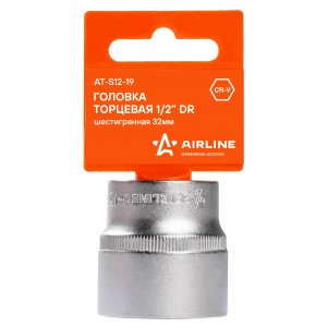 Головка торцевая 1/2" (32) "AIRLINE" (шестигранная) AT-S12-19 AIRLINE