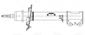 Амортизатор для а/м Chery Tiggo 4 T19 (18-)/Tiggo 8 (18-) (стойка) пер. прав. (A AG 30366 TRIALLI