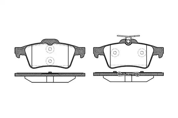 842 20 колодки дисковые з. !\ Saab 9-3, Opel Vectra, Ford Focus 1.4-3.2 02> 084220 REMSA